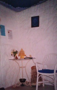 Mesa de cristal con base de hierro - decoración e interiores - Herrería