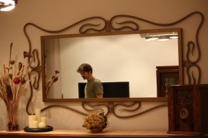 Espejo en hierro forjado, Interiores y decoración - Herrería