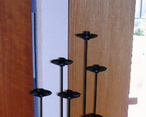 Candelabros en hierro forjado