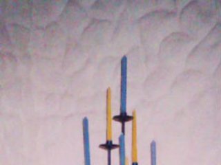Candelabros en hierro forjado