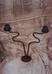 Candelabros en hierro forjado