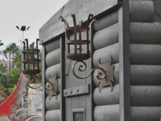 Faroles para exterior en hierro forjado