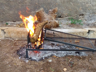Parrilla en hierro